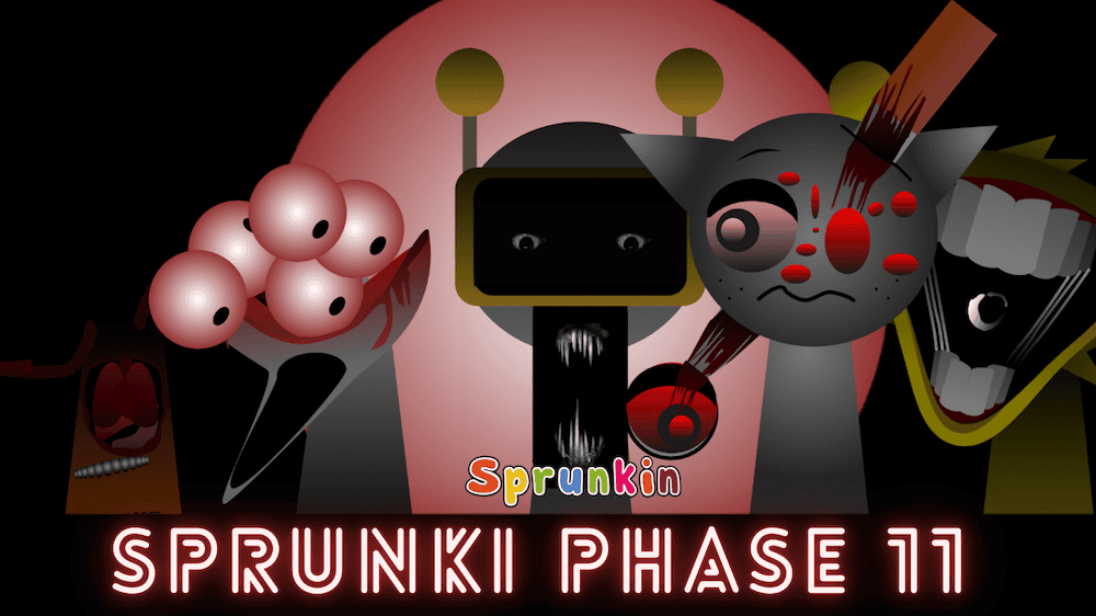 Sprunki Phase 11: Cyberpunk Musical Odyssey
